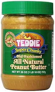 Amazon.com : Teddie All Natural Peanut Butter, Super ...