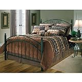 IMAGE OF Hillsdale Willow Textured Black Bed (Full)