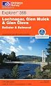 Lochnagar, Glen Muick and Glen Clova: Ballater and Balmoral (Explorer Maps)