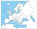 Montessori Puzzle Map of Europe with Control Maps
