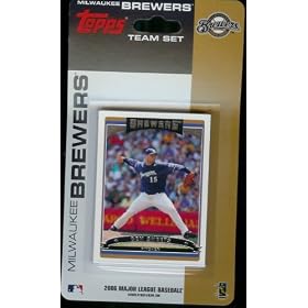 2006 Topps Milwaukee Brewers Baseball Cards Limited Edition Team Set of 14 Cards - Not Available In Packs - Includes Ben Sheets, Chris Capuano, Brady Clark, Carlos Lee, Rickie Weeks, JJ Hardy, Bill Hall, Doug Davis & more