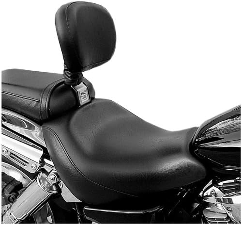 Bakup Height-Only Adjustable Standard Driver Backrest for Yamaha 2000-07 XVS110 - One Size