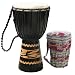 Kalimantan Djembe w/ FREE Tote Bag, 15-16" Tall x 8-9" Head