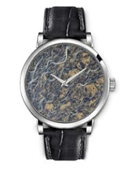 SPRAWL Aanalog Fashion Series Silver Ladies Watches of Genuine Black Leather Strap,Unique Wrist Watch for Women Girls Designed with Mountaintop