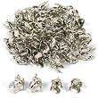 48 Bead Caps Necklace Charm Chain Bails Beading Part