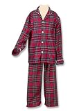 Bellepointe RED PLAID Kids Flannel Pajamas