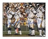 Minnesota Vikings Purple People Eaters Autographed/Hand Signed 16x20 Photo by Alan Page, Gary Larsen