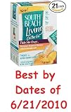 51KHdb%2BEIAL. SL160  South Beach Diet Tide Me Over On the Go Tropical Breeze Nutrient Enhanced Drink Mix THREE BOXES (7 Packets in each)