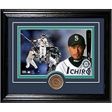 Highland Mint Seattle Mariners Ichiro Suzuki Framed with Bronze Coin
