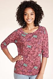 Pure Cotton Butterfly Print Top