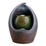 Indoor Fountains item: ORE International K329 Indoor Pottery Design Table Fountain with LED Light, 10-Inch