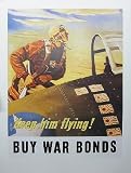 Keep Him Flying by Poster War. Art Print Poster 22 inches width by 31 inches height. Highest Quality Art Poster Print