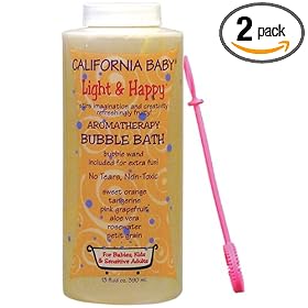 California Baby Bubble Bath - Light & Happy, 13 oz (Pack of 2)