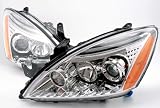 Mitsubishi Lancer Driver and Passenger Side (Pair) Euro Chrome Projector Headlights