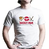HOCKEY - PIT BULL HOCKEY MOM T-Shirt - 100% Fine Jersey Combed Cotton MENS / UNISEX T-Shirt - Sweat Shop Free
