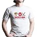 HOCKEY - PIT BULL HOCKEY MOM T-Shirt - 100% Fine Jersey Combed Cotton MENS / UNISEX T-Shirt - Sweat Shop Free