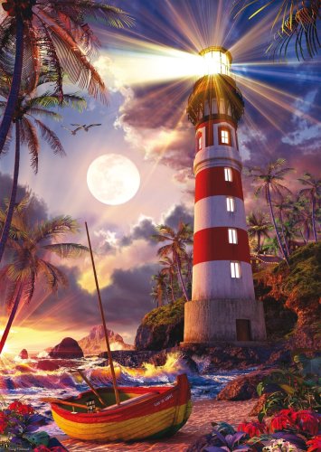 Ravensburger - 16060 - Puzzle - 1000 Pi�ces Star Line Phare c�tier, Lassen