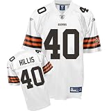Reebok Cleveland Browns Peyton Hillis Youth Replica White Jersey Extra Large