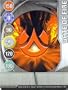 Bakugan Silver Metal Gate Card - Gate of Fire