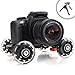 Stable-Skater Sony Camera Stabilizer Dolly w/ Adjustable Smooth Glide Wheels for Sony DSC-RX1R , DSC-RX100 II / Alpha NEX-3N , NEX-5 , NEX-6 / SLT-A33 , SLT-A58 / DSC-HX300 , DSC-H200 & More Sony Digital Cameras - Includes Mini Tripod
