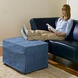 IMAGE OF OTTOMAN BED WITH DENIM COVER