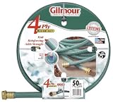 Tools & Hardware : Gilmour 15 Series 4 Ply Reinforced Vinyl Hose, 1/2 Inch x 25 Feet, #15-12025, Green