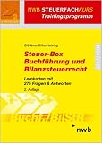 Steuer-Box Buchführung und Bilanzsteuerrecht. Lernkarten mit 275 Fragen & Antworten (NWB Steuerfachkurs - Trainingsprogramm): Lernkarten mit 275 Fragen & Antworten
