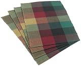 DII Palette Check Lodge Ribbed Placemat Set of 4
