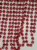 Red Bead Yule Tidings Christmas Garland - 18 8mm