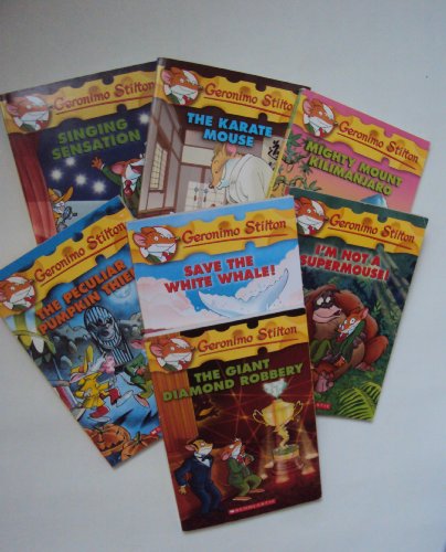 Geronimo Stilton Series (#38- 45): Save the Whale;the Giant Diamond Robbery; I'm Not a Supermouse; Mighty Mount Kilimanjaro; the Peculiar Pumpkin Thief; the Karate Mouse; Singing Sensation