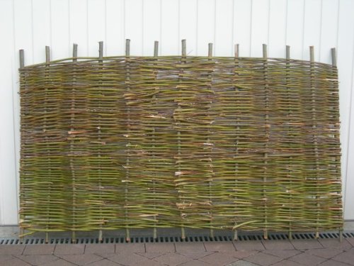 Sichtschutzwände aus Weide Breite 180 x Höhe 180 cm - Paket 5 Stück