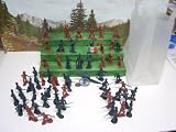 Alamo Figures Toy Soldiers with Cannon and Carrying BagIMAGE