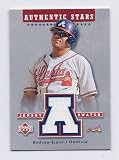 2004 Upper Deck Authentic Stars Game Used Jersey #AJ Andruw Jones Atlanta Braves