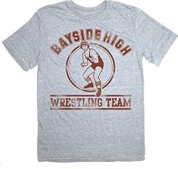 Saved by the Bell Bayside High Wrestling Team Gray T-shirt Tee
