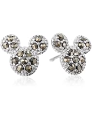 Disney Mickey Marcasite Stud Earrings