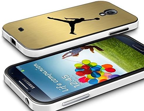 Logo Michael Jordan Gold Samsung S4 S5 S6 Case (samsung s4 white)