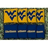West Virginia WVU Mountaineers Replacement Cornhole Bag Set (corn-filled)
