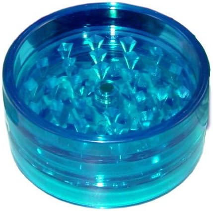 High-Quality Acrylic 2pc Grinder w/Magnet - Various Colors (Blue)