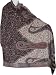 Paisley Scarf Shawl Stole Full with Embroidery 80 " x 40 " (psley301)