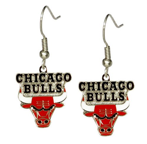 Chicago Bulls - NBA Team Logo Dangler Earrings