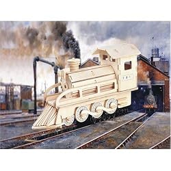 Steam Train 3D Woodcraft Construction Kit