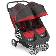 Baby Jogger City Mini Double Stroller - Red/Black