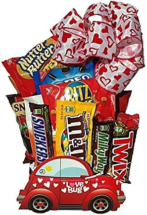 Love Bug Car Theme Gift Basket