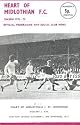 Heart of Midlothian v St. Johnstone official programme 18/09/1971
