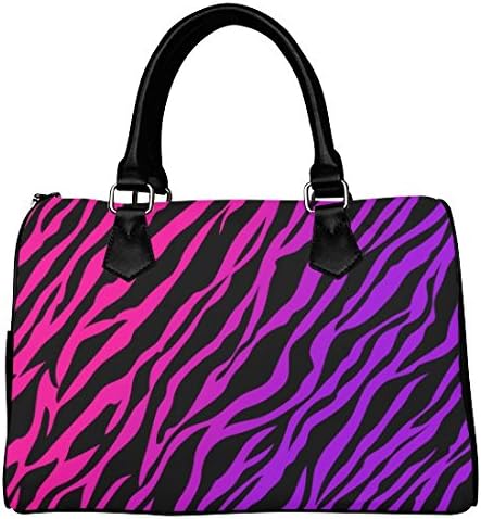 iHomeStore Custom Animal Print Leather Canvas Handbag /Tote Bag /Shoulder Bag for Women(Twin Sides)