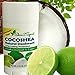 Natural Cocoshea Deodorant -FRESH COCONUT & LIME - SOLID - Effective - NON Toxic - ALUMINUM FREE - Great for Cancer Patients - Unisex Scent!