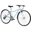 Womans Muddyfox Flo 17 Inch 21 Speed Hybrid/Touring Bike - Powder Blue