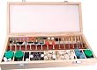 SE 228 pc. Rotary Tool Accessories Set w/ Wooden Case