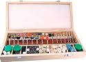 SE 228 pc. Rotary Tool Accessories Set w/ Wooden Case