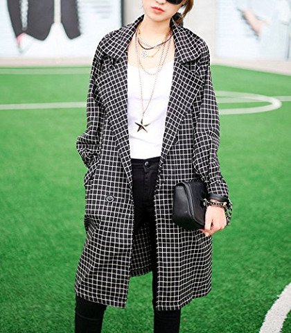 レディース スプリング チェスターコート ダブルブレストコート